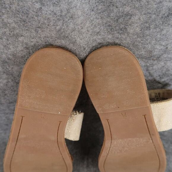 Old Navy Shoes Womens 7.5 Sandal Casual Slide Double Strap Totally Natural Flats - Picture 11 of 13